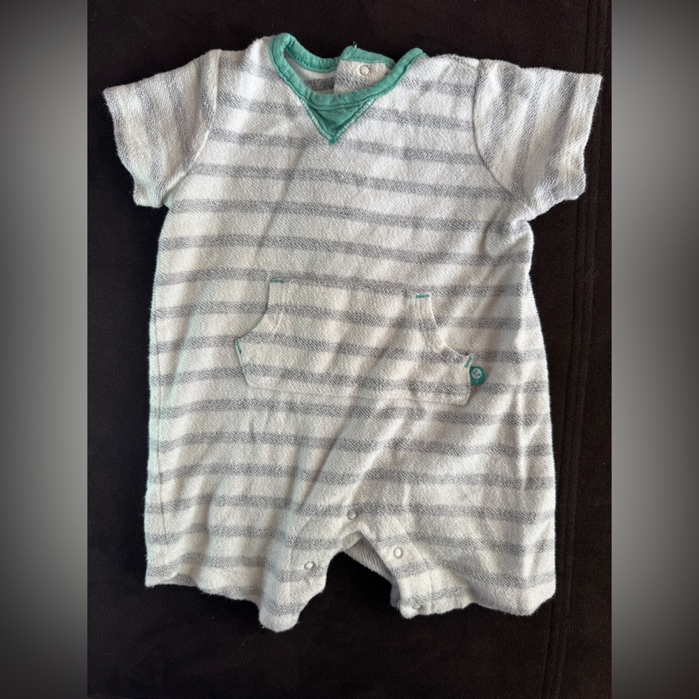 Offspring Striped Terry Beach Coverup